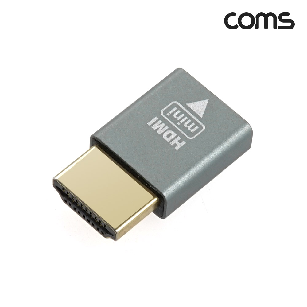 Coms HDMI 변환젠더(Micro HDMI F/HDMI M) Metal, 마이크로 HDMI