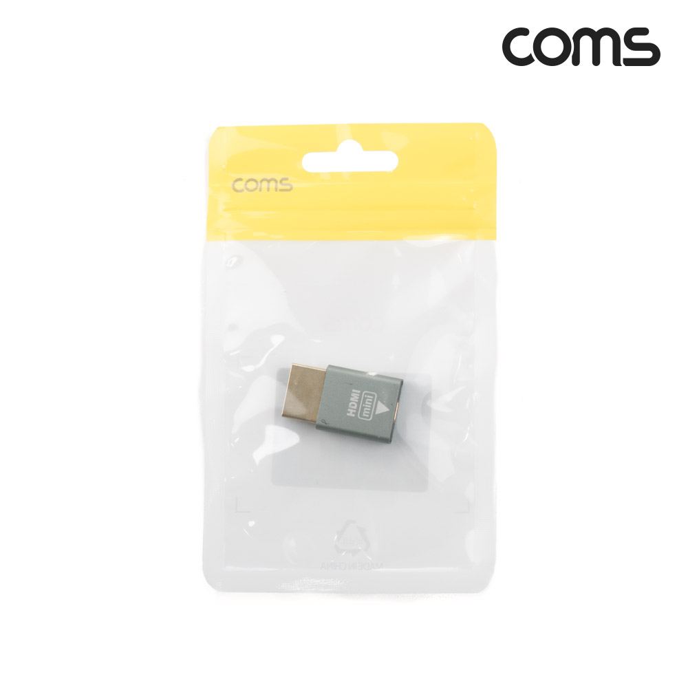 Coms HDMI 변환젠더(Micro HDMI F/HDMI M) Metal, 마이크로 HDMI