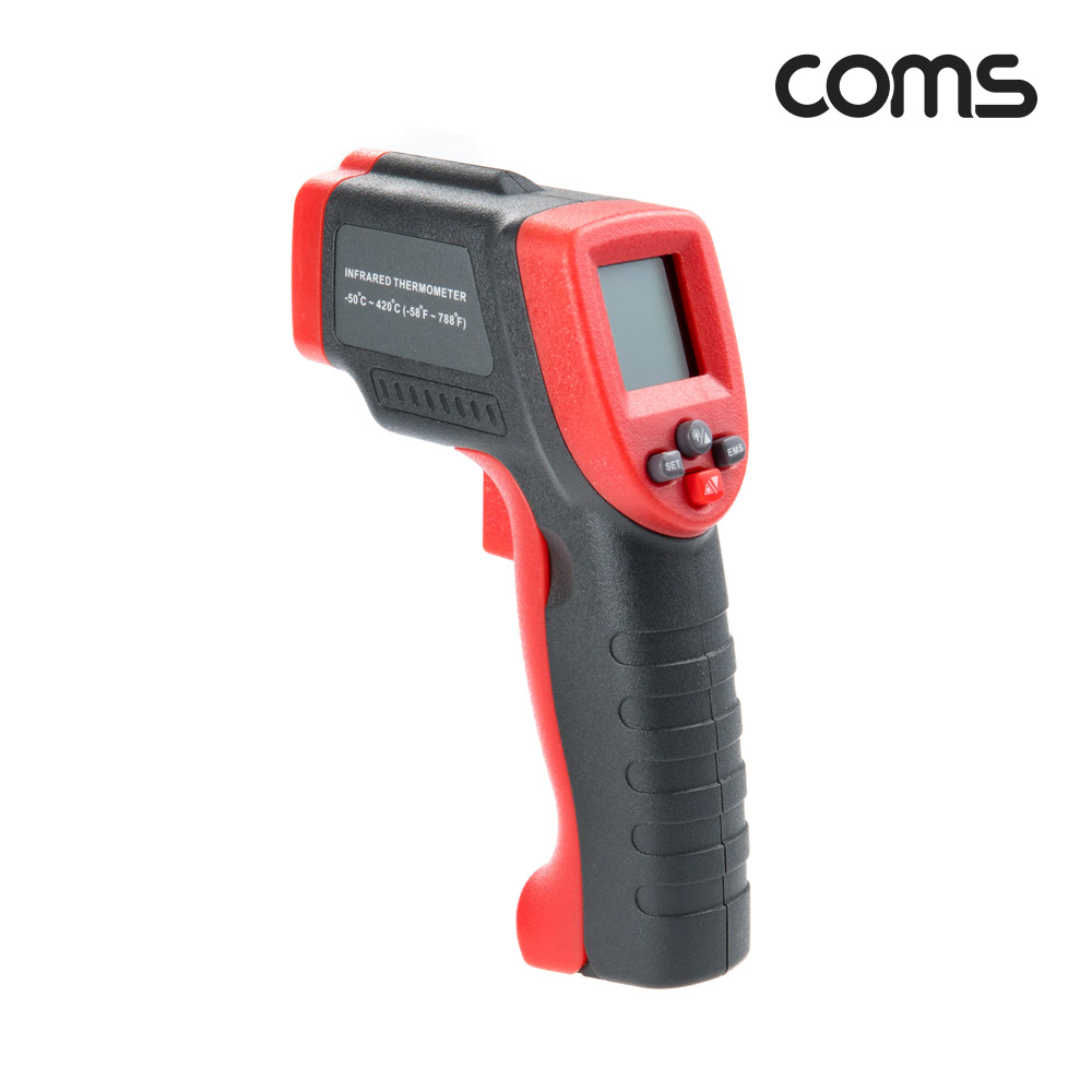 Coms 비접촉 적외선 온도계 산업용 레이저 테스터기 원거리 측정