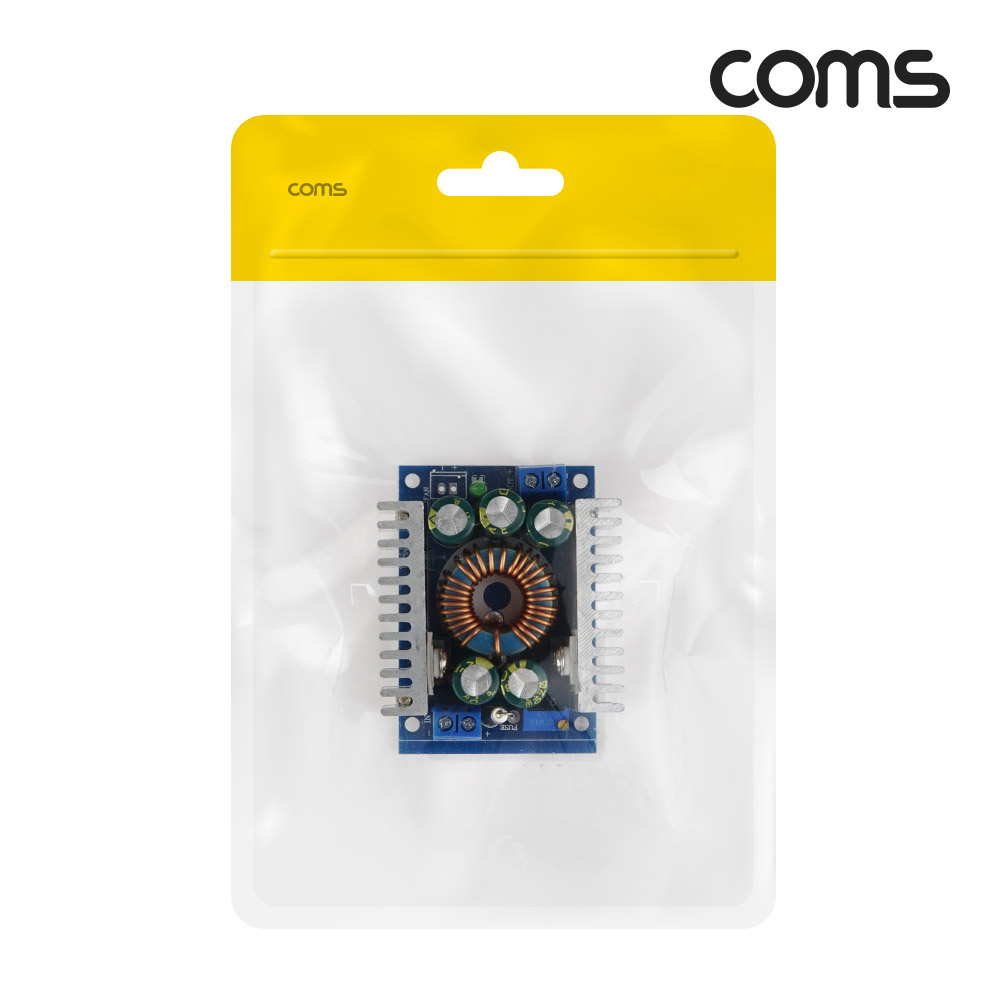 Coms 강압 모듈 100W 12A 다운사이징 입력전압 5-40V 출력전압 1.2-36V 연속조정가능 출력전류 12A max