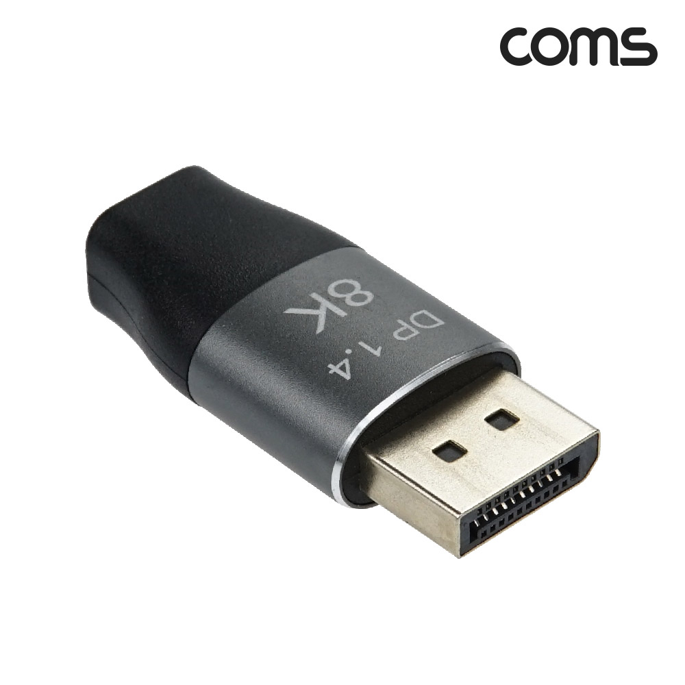 Coms 8K 디스플레이포트 변환젠더 Mini DP F to DP M DisplayPort 미니