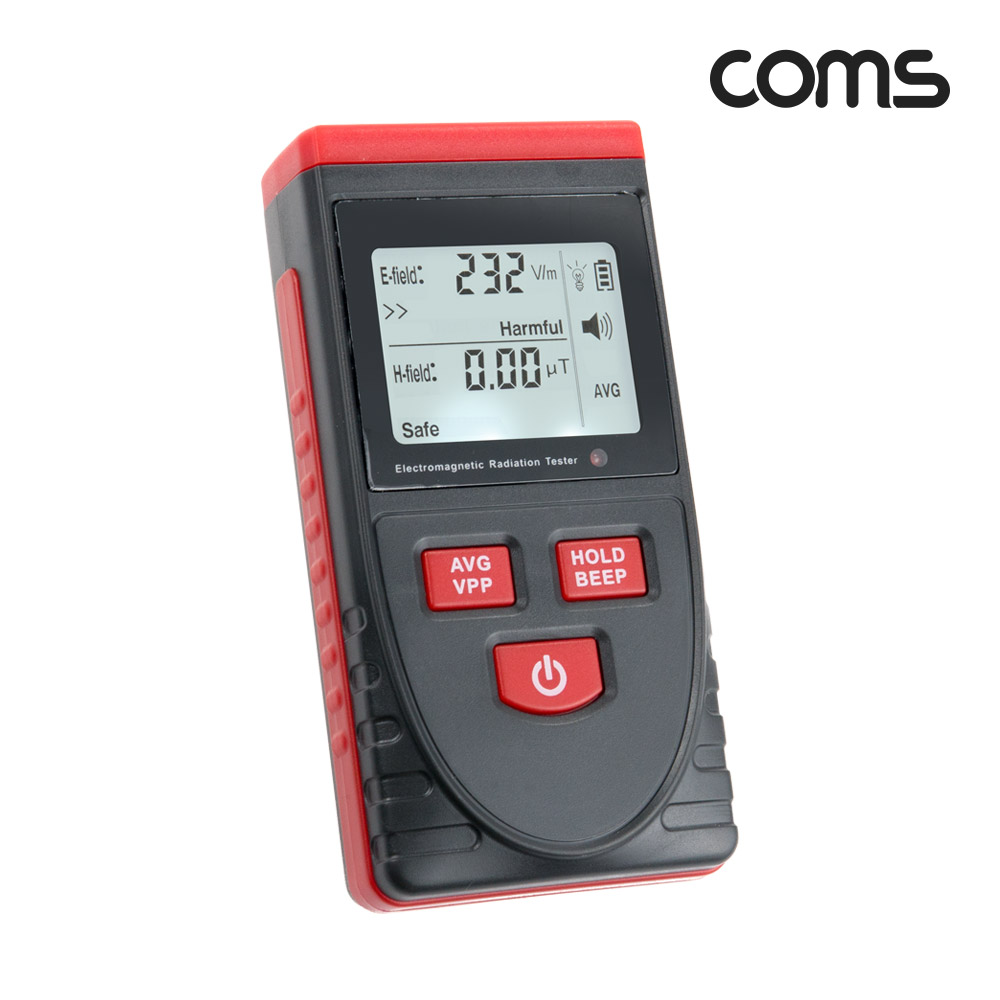 Coms 전자파 감지 테스터기 전기장 자기장 측정 전자기