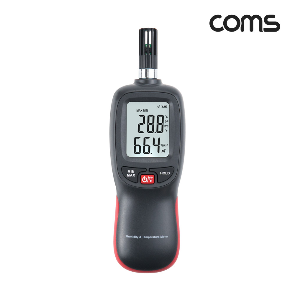 Coms 온도/습도 측정기, 테스터기 테스트 온습계 온습도 휴대용