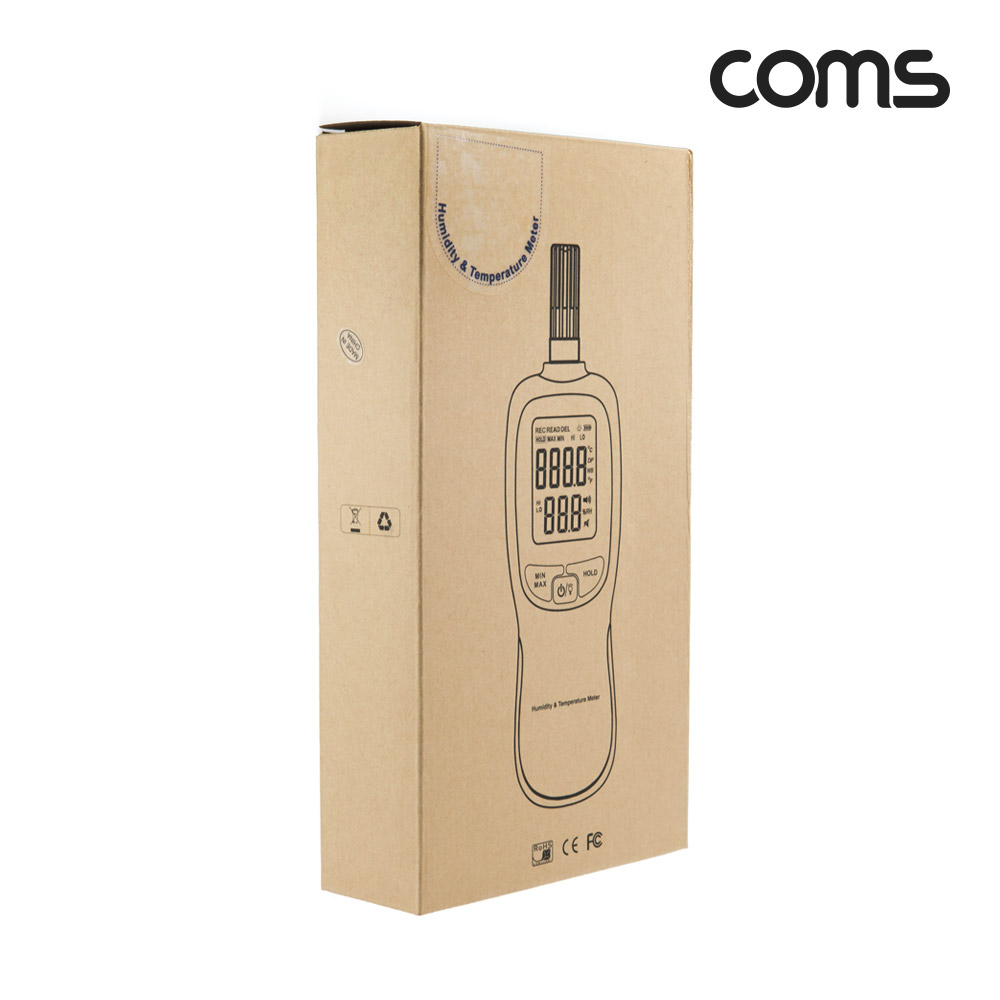 Coms 온도/습도 측정기, 테스터기 테스트 온습계 온습도 휴대용