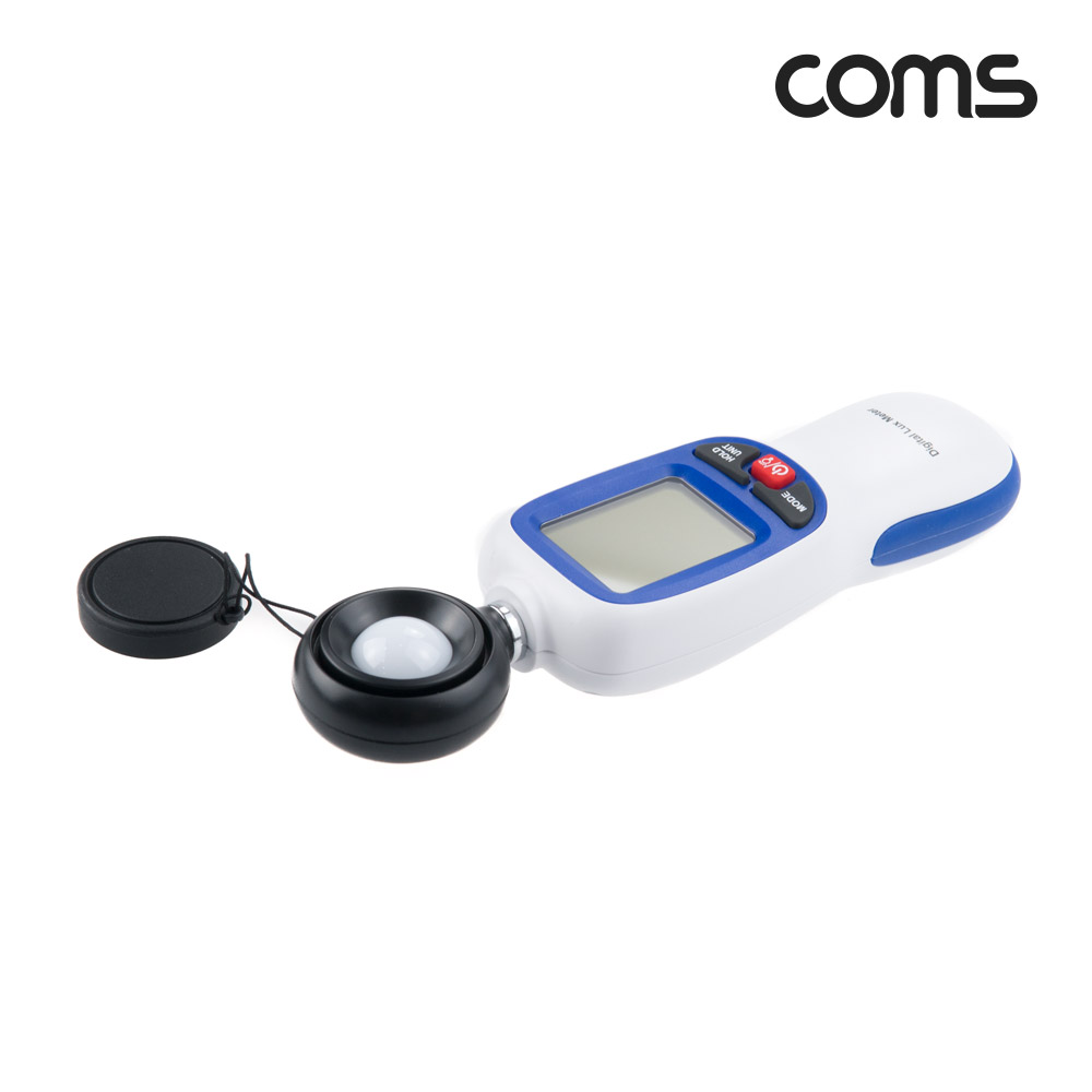 Coms 휴대용 디지털 조도계, 조도 테스터기 측정기 LED 광량 LUX FC