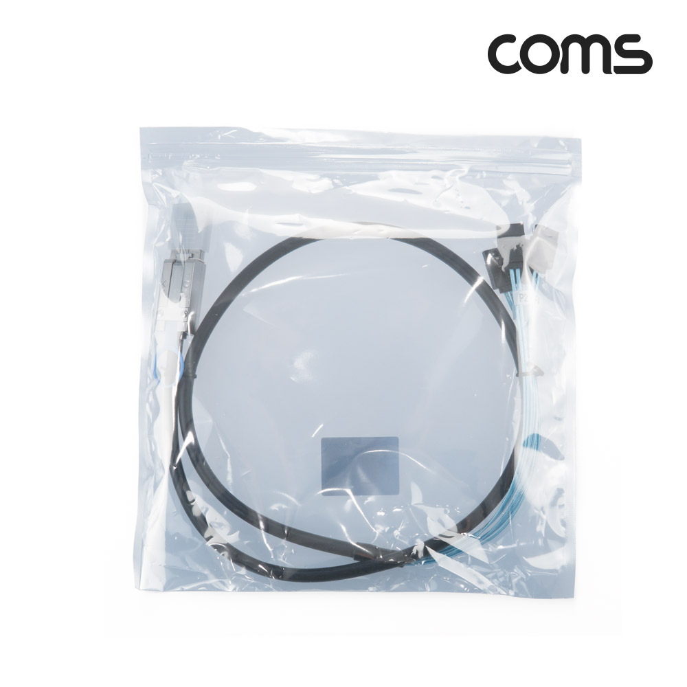 Coms SAS(SFF-8088/SATAx4) 케이블, Mini SAS 26P to SATAx4, external