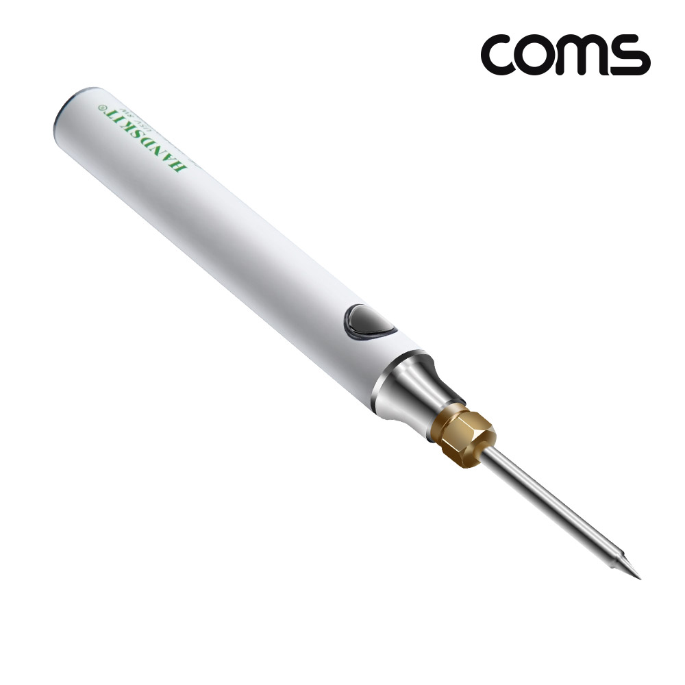 Coms USB 납땜 인두기, 마이크로 5핀, 인두 땜질 휴대용 실내외 작업 온도조절