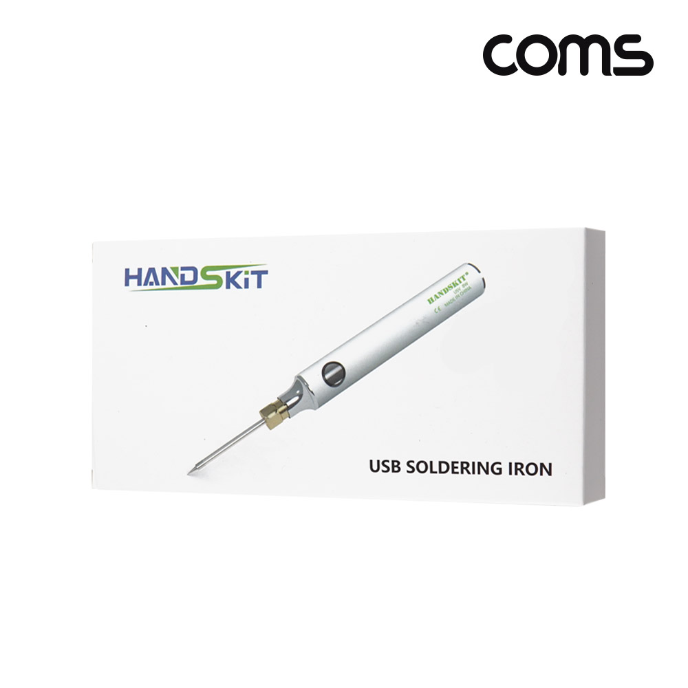 Coms USB 납땜 인두기, 마이크로 5핀, 인두 땜질 휴대용 실내외 작업 온도조절
