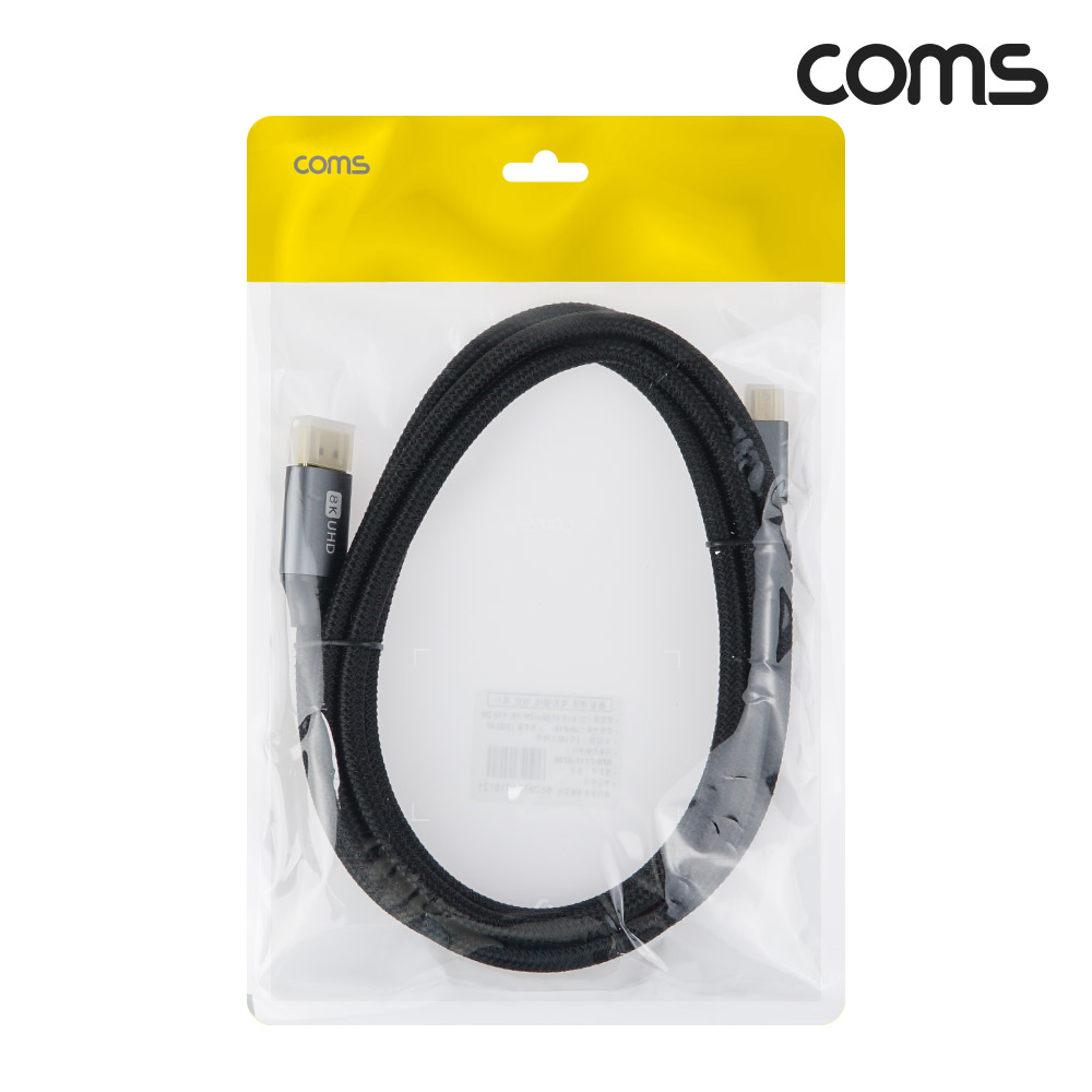 Coms 미니 디스플레이포트 to 디스플레이포트 케이블 2M Mini DisplayPort to DisplayPort DP V1.4