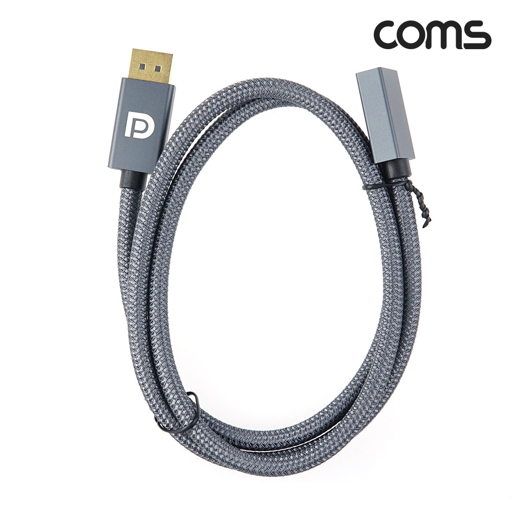 Coms 디스플레이포트 연장 케이블 1M DisplayPort DP F to DP M