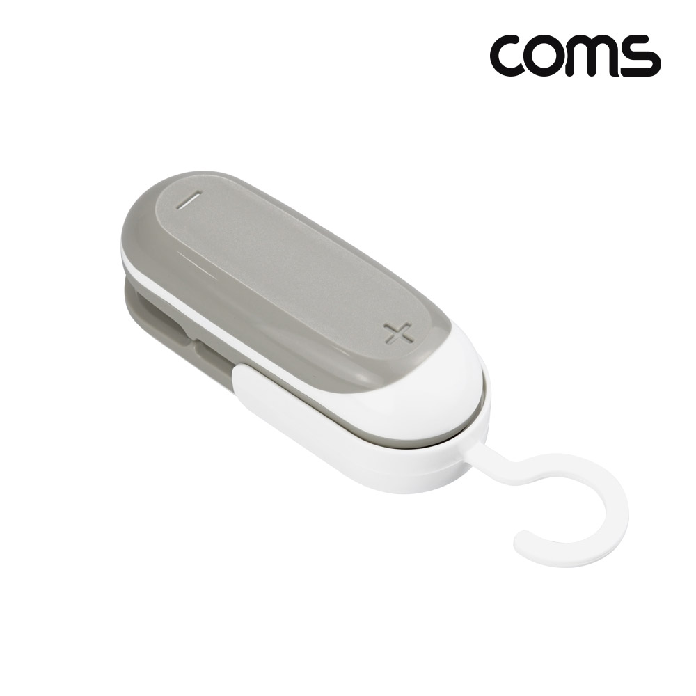 Coms 미니 실링기, 커팅기, 초소형, 가정용 휴대용 야외활동 캠핑 과자 봉지 봉투 필름 비닐 밀봉기 접착기 컷팅 포장