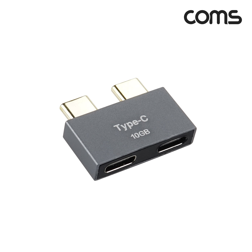 Coms C타입 PD 전원 변환젠더 Type C x2 C to C MF
