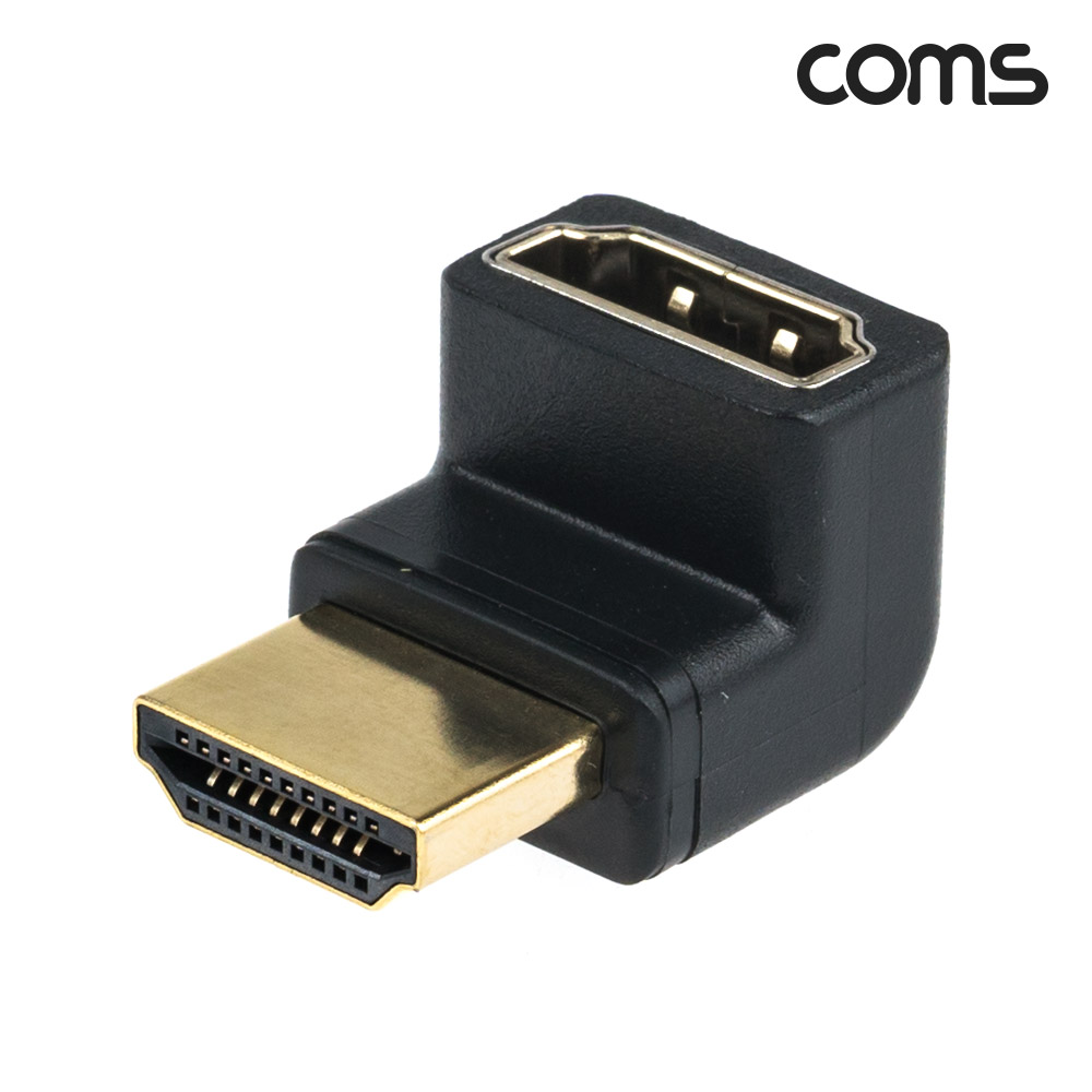 Coms HDMI 연장 젠더 상향 꺾임 MF