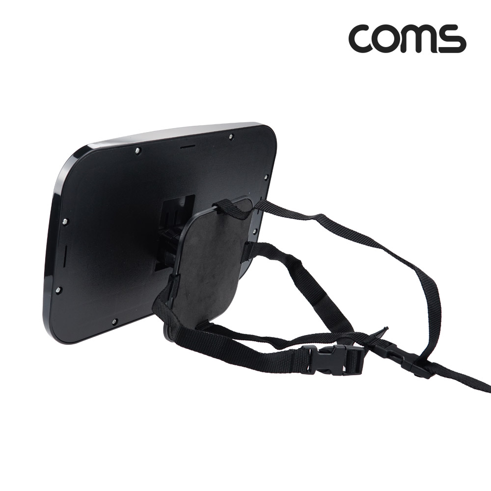 Coms 차량용 뒷좌석 거울, 차량 베이비 케어 미러, 유아 카시트 안전 후방거울, 아기 안전, 헤드레스트 고정