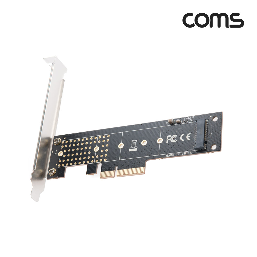 Coms PCI Express 변환 어댑터 M.2 NVMe to PCI-E 4X / KEY M