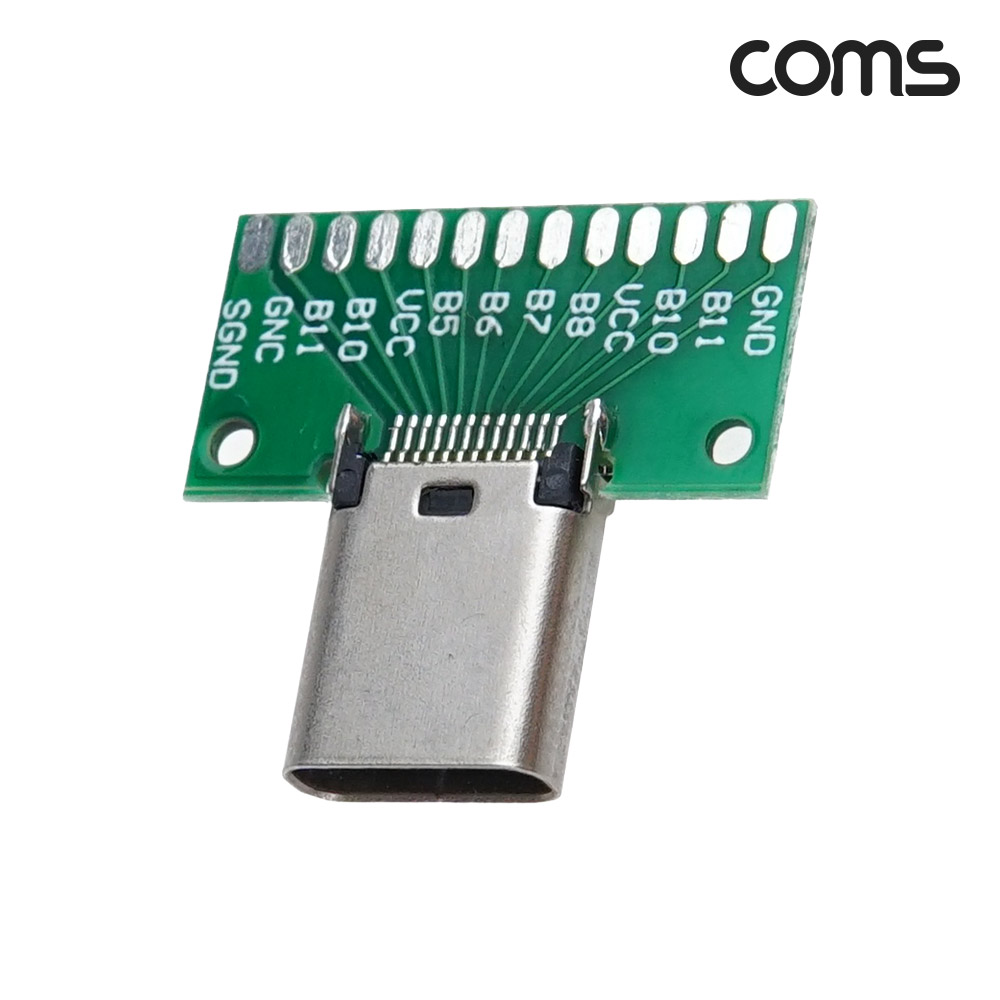 Coms DIY용 제작모듈 USB 3.1 Typc C 암놈 26Pin PCB 젠더보드 C타입 26핀