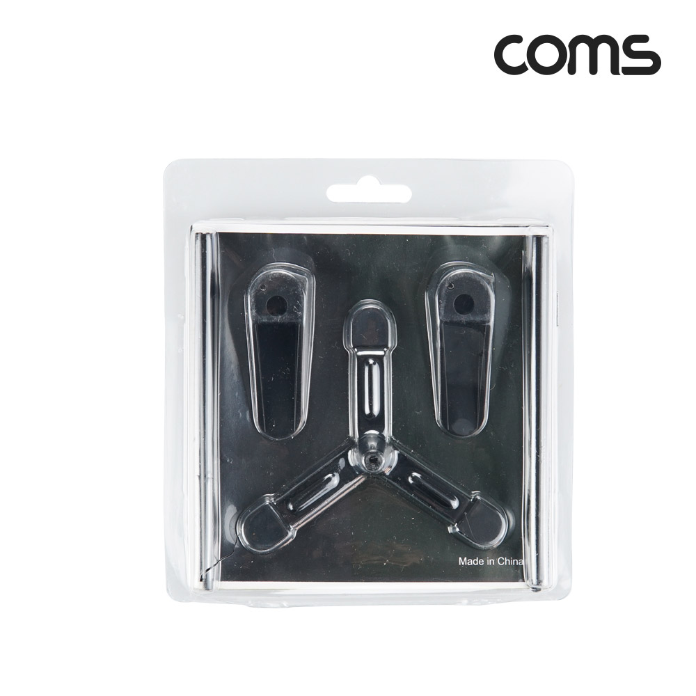 Coms 이중 그래픽카드 가이드, VGA GPU 수직 거치대, 지지대, 2단 홀더 받침대, 브라켓 고정, 높이 조절, Black