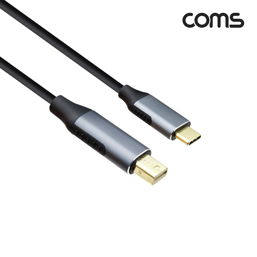 Coms USB 3.1 Type C(M) to Mini DP(M) 변환 케이블 2M / 4K2K @60Hz, 미니 디스플레이포트(Mini DisPlay Port)