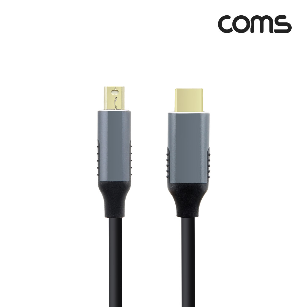 Coms USB 3.1 Type C(M) to Mini DP(M) 변환 케이블 2M / 4K2K @60Hz, 미니 디스플레이포트(Mini DisPlay Port)