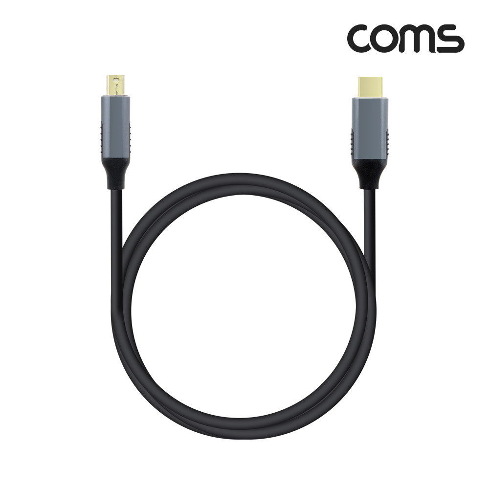 Coms USB 3.1 Type C(M) to Mini DP(M) 변환 케이블 2M / 4K2K @60Hz, 미니 디스플레이포트(Mini DisPlay Port)