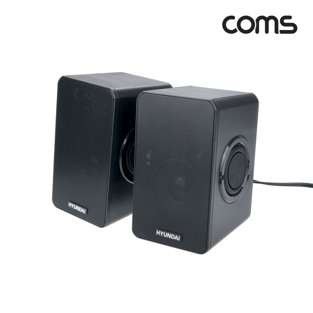 Coms USB 미니 2채널 스피커 / 스테레오 3.5mm / 3W x 2