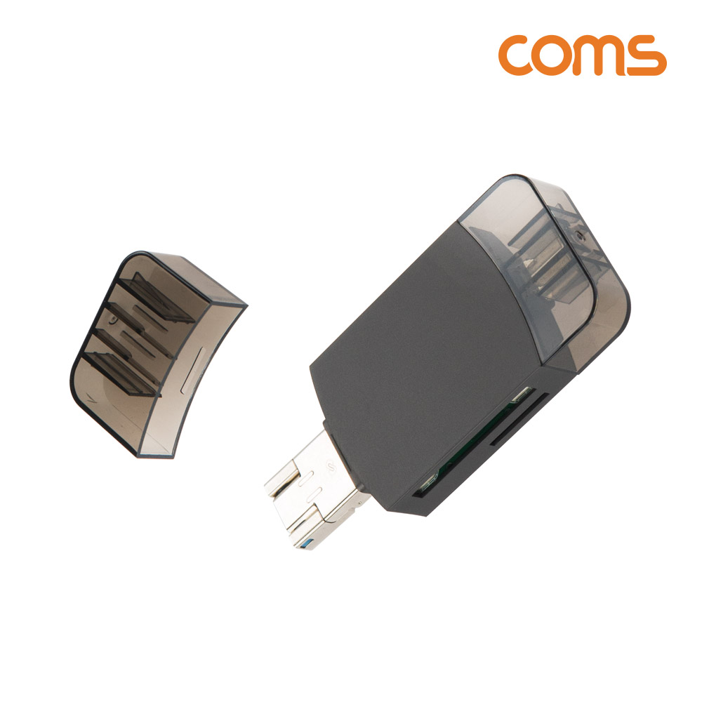 Coms 멀티 OTG 카드리더기(Micro 5Pin), SD카드, TF/Micro SD, USB 3.1 (Type C), USB-C, USB-A, 마이크로 5핀, Micro USB, 미니, 휴대용