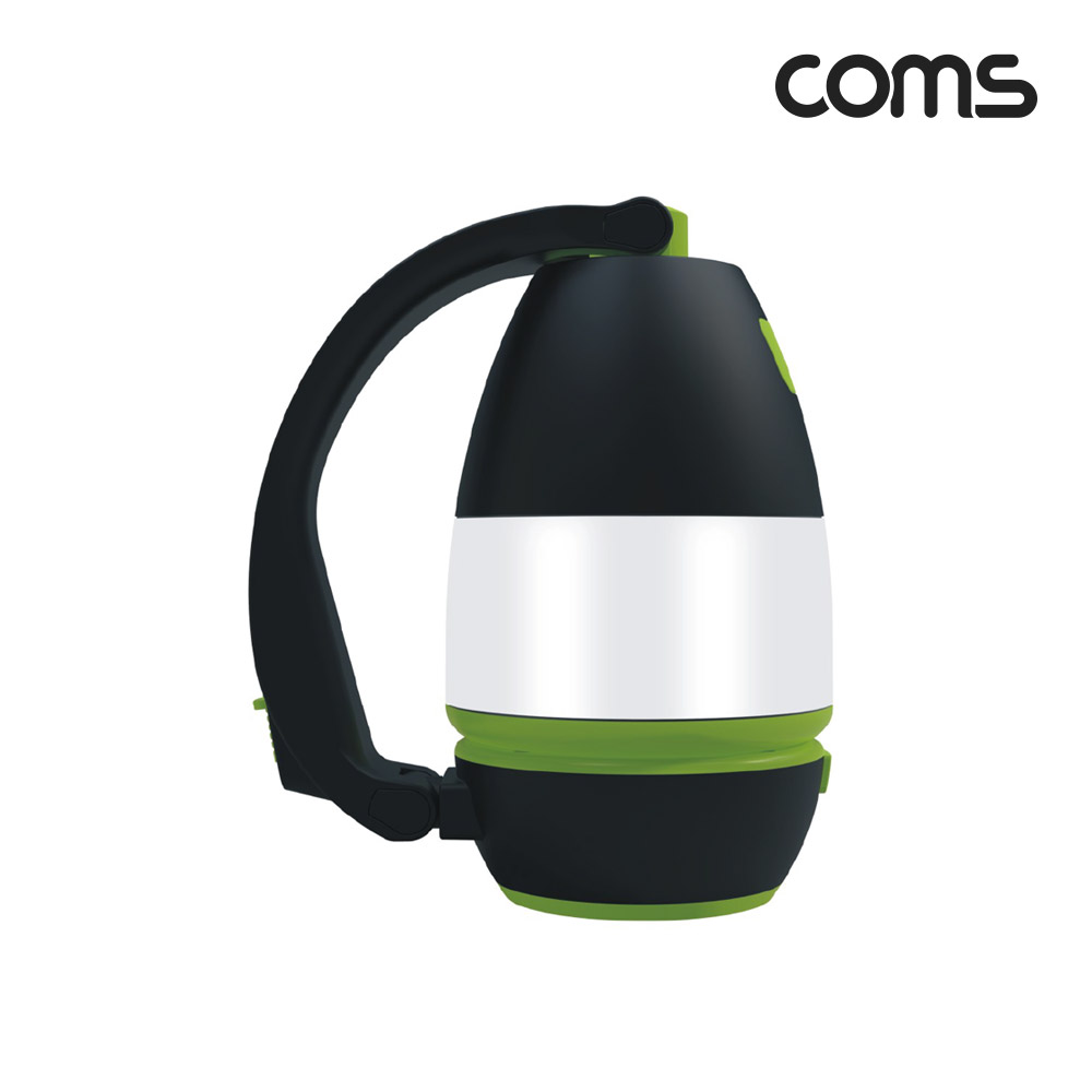 Coms 3 IN 1 멀티 캠핑랜턴, 다기능 다용도 LED 램프 조명 스탠드 거치대 후레쉬 손전등 야간