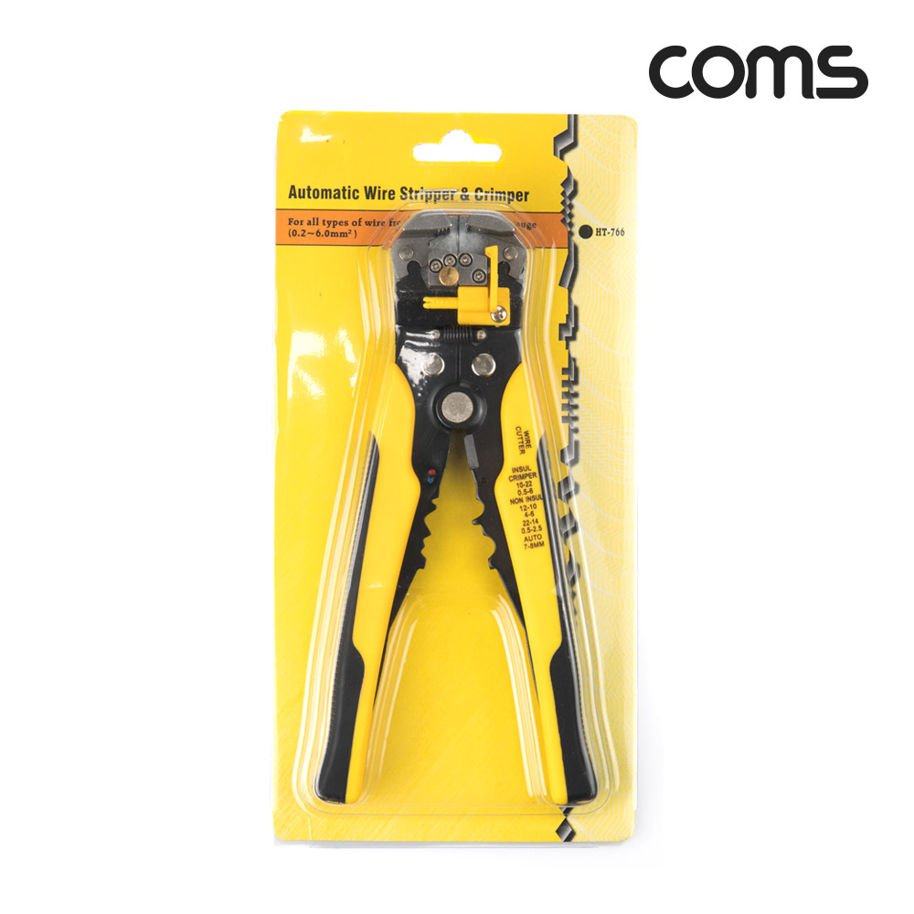 Coms 와이어 스트리퍼, AWG 10~24, 탈피기, 광섬유, 공구, 전선, 와이어, 피복, 제거, 크림퍼 클림퍼 클림핑 크림핑