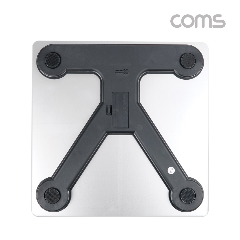 Coms 디지털 체중계, 강화유리 4mm, 백라이트 센서, 최대 180Kg
