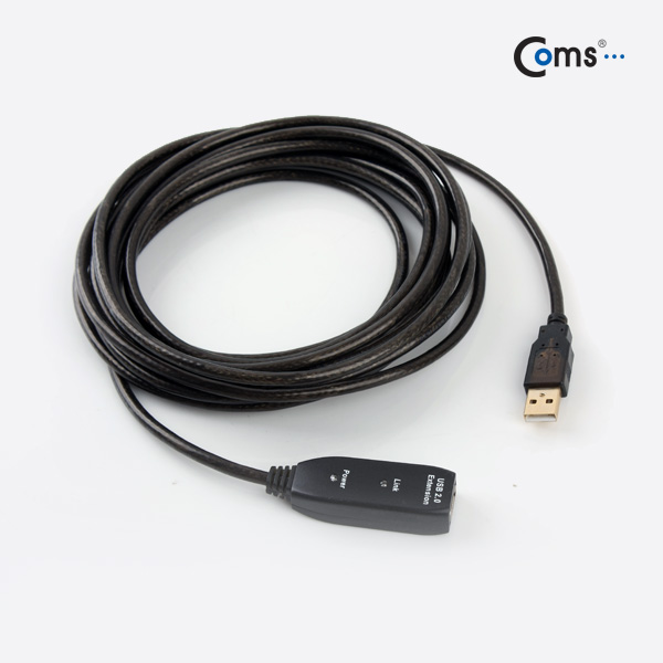 Coms USB 2.0 리피터/연장케이블, 5M, 골드 커넥터