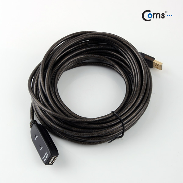 Coms USB 2.0 리피터/연장케이블, 10M, 골드 커넥터