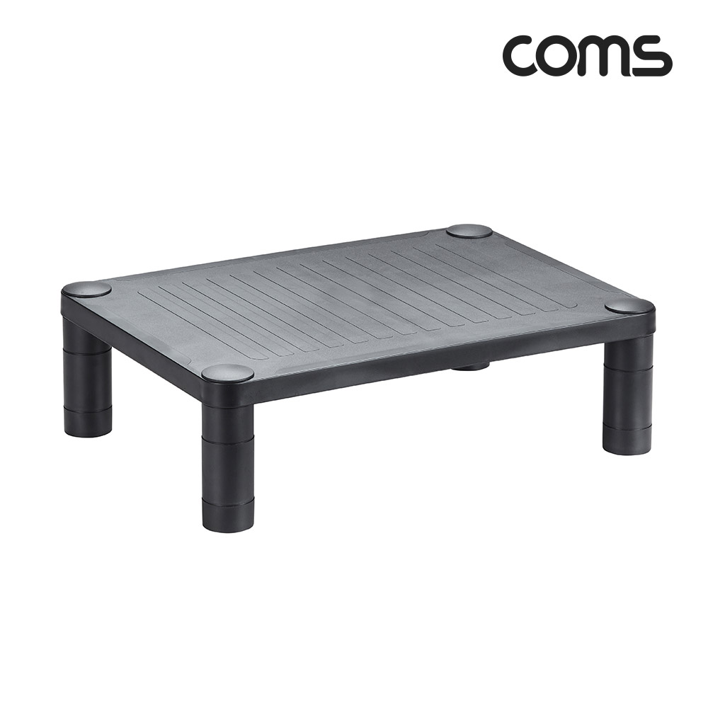 Coms 조립형 모니터 받침대, 높이조절 스탠드, HIPS 재질 플라스틱