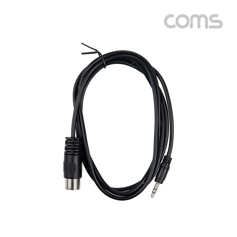 Coms 딘 변환 케이블 스테레오 AUX Stereo 3.5 M/Din 8P 1.5M