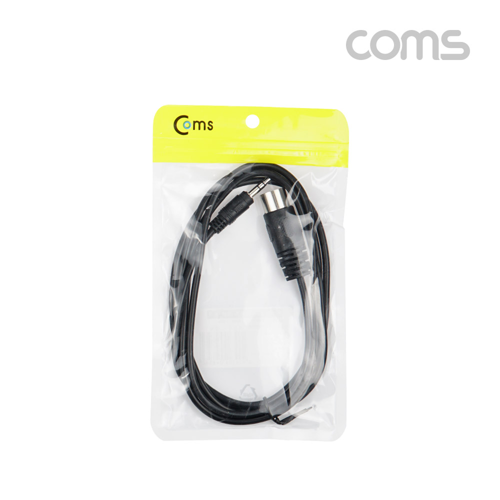 Coms 딘 변환 케이블 스테레오 AUX Stereo 3.5 M/Din 8P 1.5M