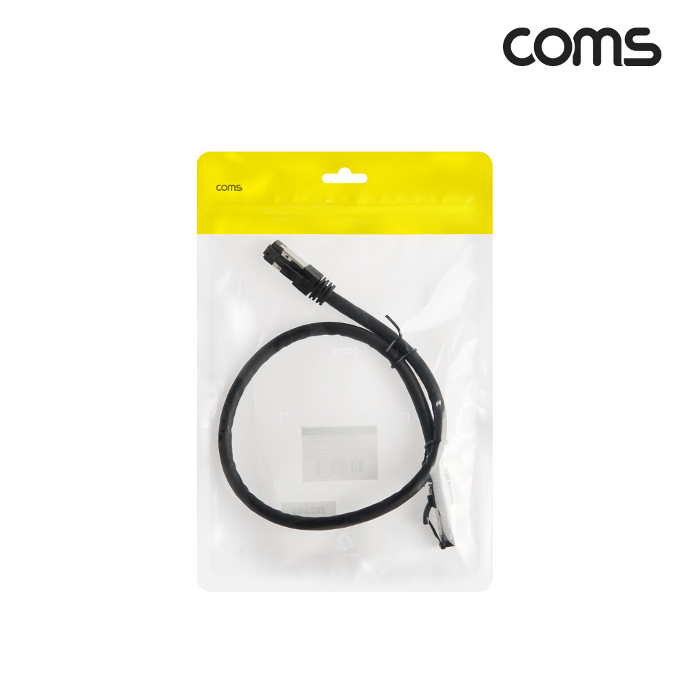Coms S-FTP 랜케이블 Direct Cat8 50cm 기가비트 이더넷 RJ45 LAN 40Gbps 24AWG 다이렉트 랜선 LSZH