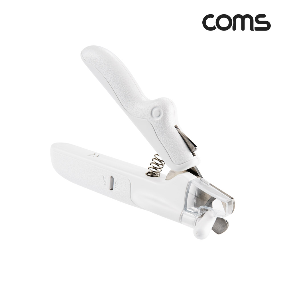 Coms 반려동물 LED 발톱깎이, 커터 클리퍼 안전 고양이 강아지 개
