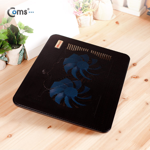 Coms 노트북 쿨링패드, 2Fan (14