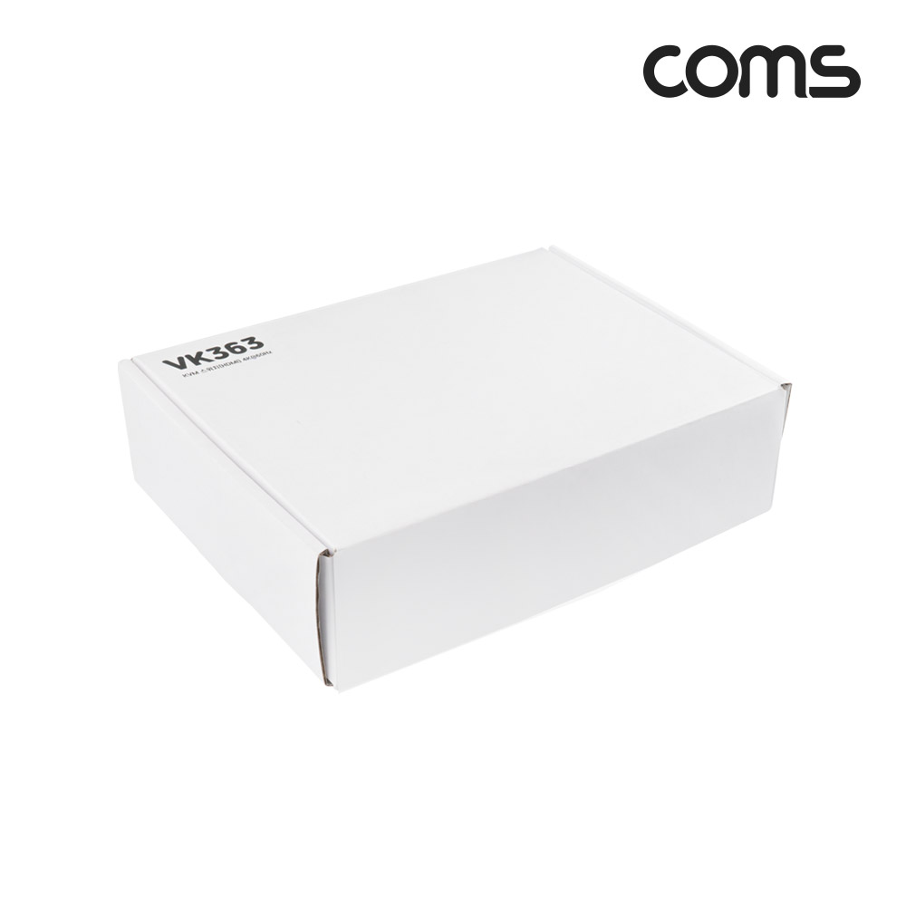 Coms 2포트 HDMI 2.0 KVM 스위치(2x1), 4K@60Hz, PC 2대 연결, USB 주변장치 연결