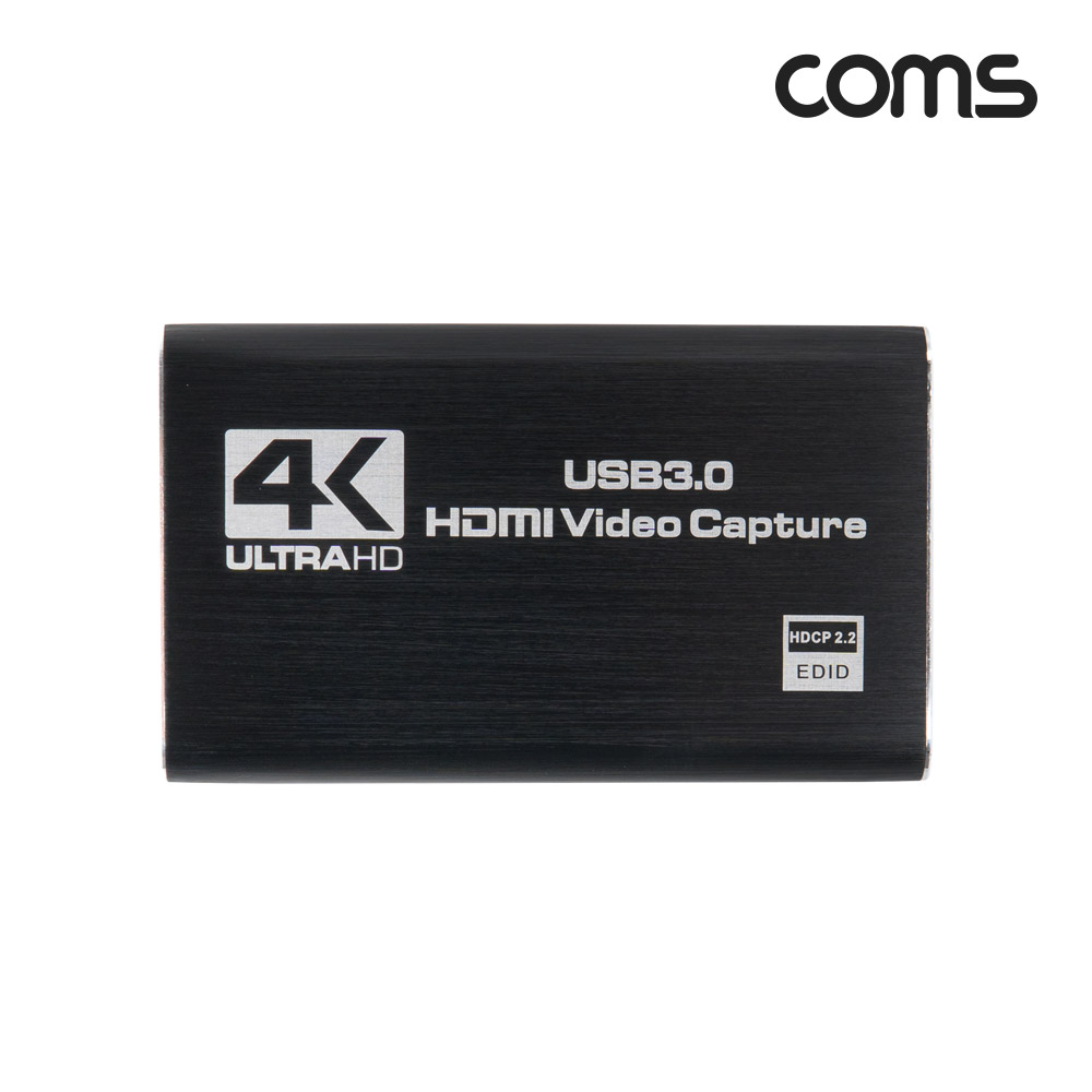 Coms USB 3.0 HDMI 캡쳐, UHD 4K 60Hz 입출력, 1080P@60Hz 녹화, 오디오 마이크 연결, 캡처, 캡쳐장치, 캡쳐보드