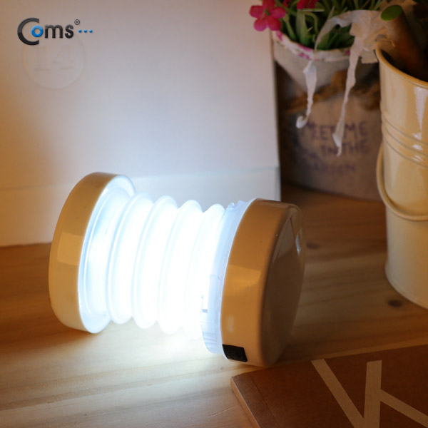 Coms 램프 (LED 랜턴), 주름 접이식, White