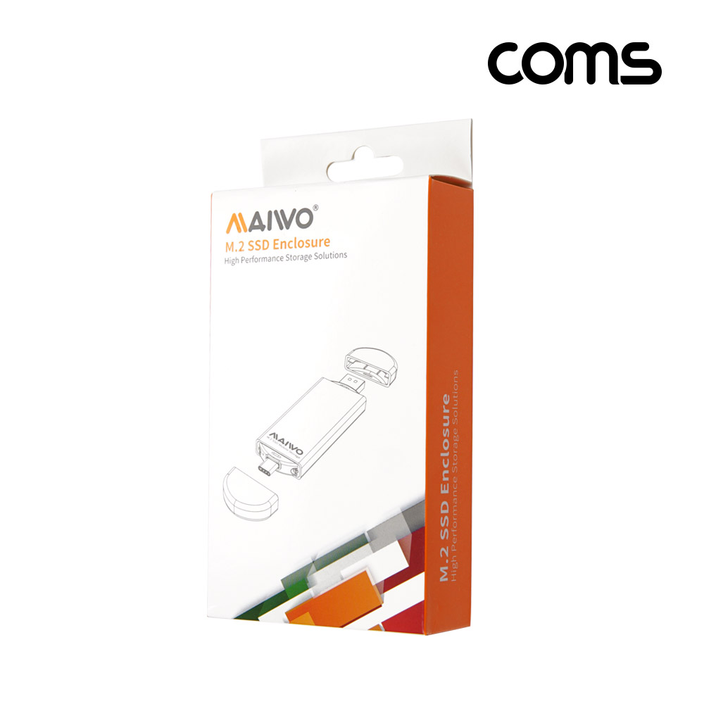 Coms USB 3.1 Type C + USB 3.0 컨버터 M.2 NGFF 외장케이스 42mm 40mm 30mm