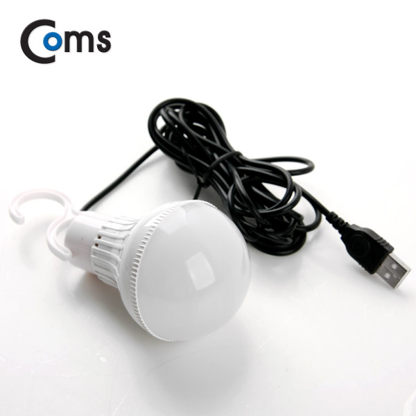 Coms 캠핑용 USB LED 램프, (5V / 3W), 고리 일체형