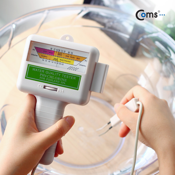 Coms 테스터기 (수질 농도PH/CL2 측정)