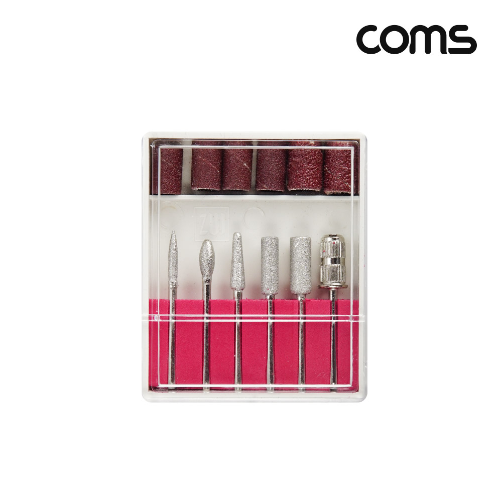 Coms 네일 뷰티 드릴, 전자 드릴, 젤네일 아트 쏙오프, 손톱 뷰티 케어, 속도 조절, 역방향, USB 전원