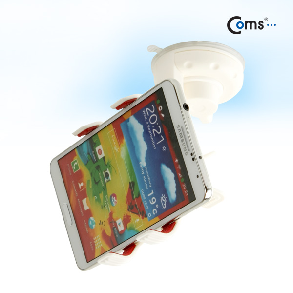 Coms 차량용 거치대, 집게형 White