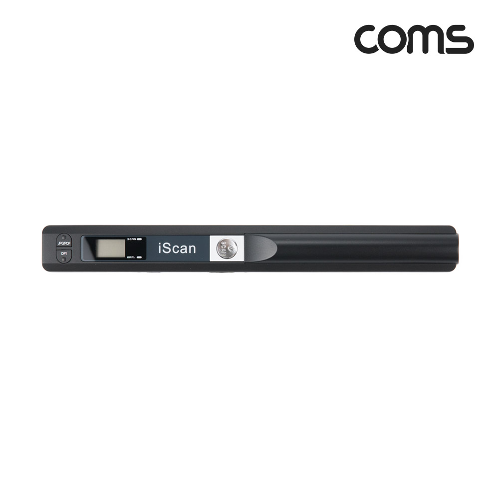 Coms 휴대용 무선 스캐너 스캔 미니 소형 핸드 핸디형 포터블 Black 배터리미포함
