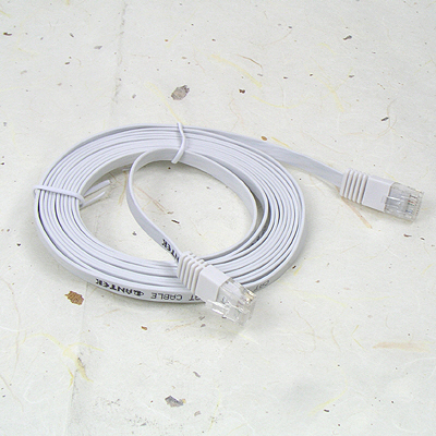 Coms CAT6 평면 랜케이블 (LAN cable) 3m - 다이렉트