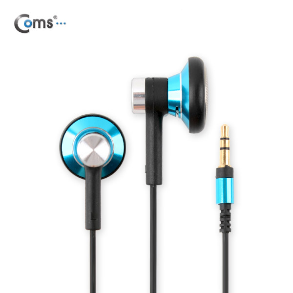 Coms 이어폰 일반형, Blue
