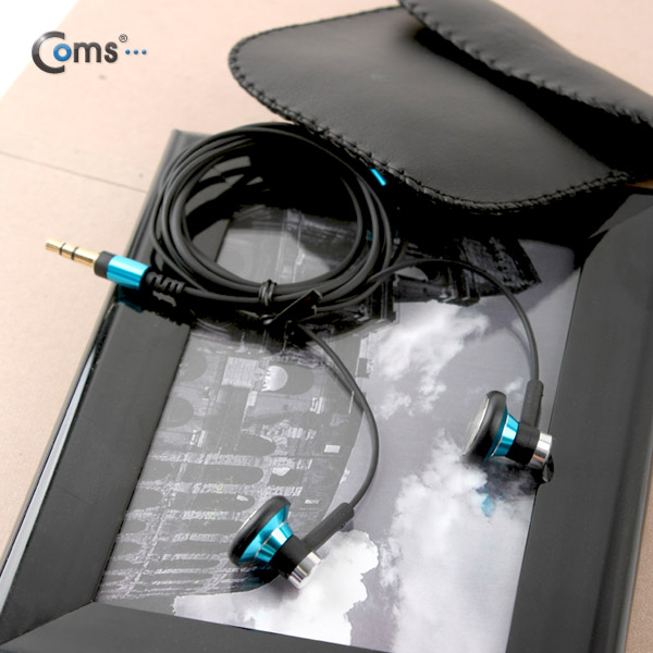 Coms 이어폰 일반형, Blue