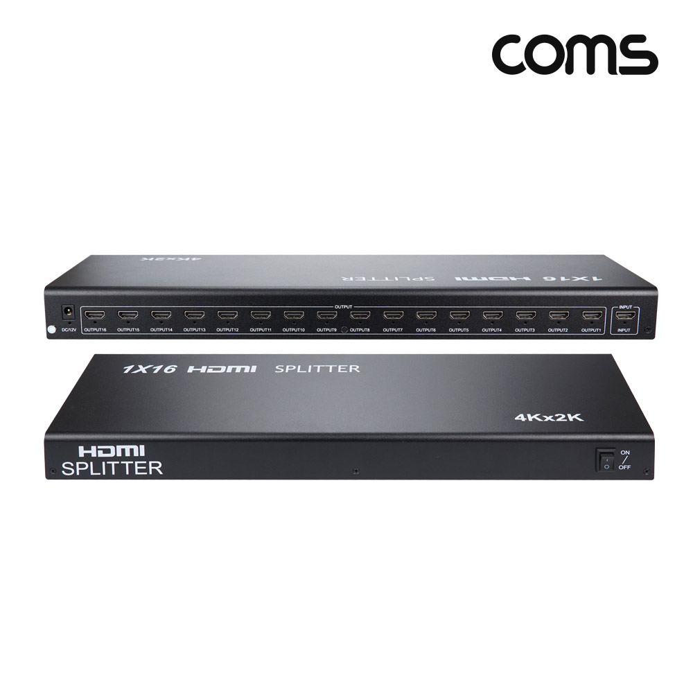 Coms HDMI 분배기 1:16 4K@30Hz, 3840 X 2160 UHD